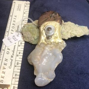 Biggs Jasper chalcedony Unisex Pendant